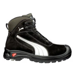 Chaussure De Sécurité Montante Puma Cascades Mid 100% Non Métallique S3 SRC -Vêtements Travail Série basket de securite montante puma cascades mid s3 src noir cote