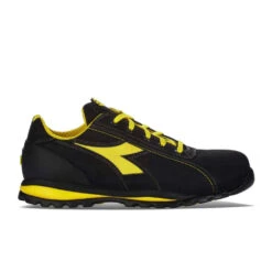 Baskets De Sécurité Basses Diadora Glove II Low S3 HRO SRA -Vêtements Travail Série baskets de securite basses diadora glove ii low s3 hro sra noir jaune cote 2