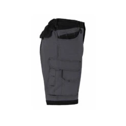 Bermuda De Travail Bicolore Avec Poches Volantes VELILLA -Vêtements Travail Série bermuda bicolore avec poches volantes velilla gris noir vue de droite 3