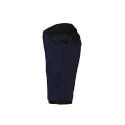 Bermuda De Travail Bicolore Avec Poches Volantes VELILLA -Vêtements Travail Série bermuda bicolore avec poches volantes velilla marine noir vue de gauche 1