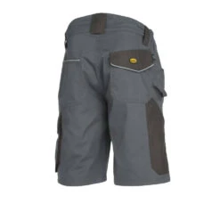 Bermuda De Travail Diadora POLY -Vêtements Travail Série bermuda de travail diadora bermuda poly gris dos 2