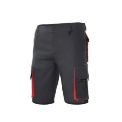 Bermuda Multipoches Bicolore Velilla -Vêtements Travail Série bermuda multipoches bicolore velilla noir rouge