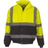 Blouson De Travail Bicolore Haute Visibilité YOKO -Vêtements Travail Série blouson de travail bicolore haute visibilite yoko jaune marine