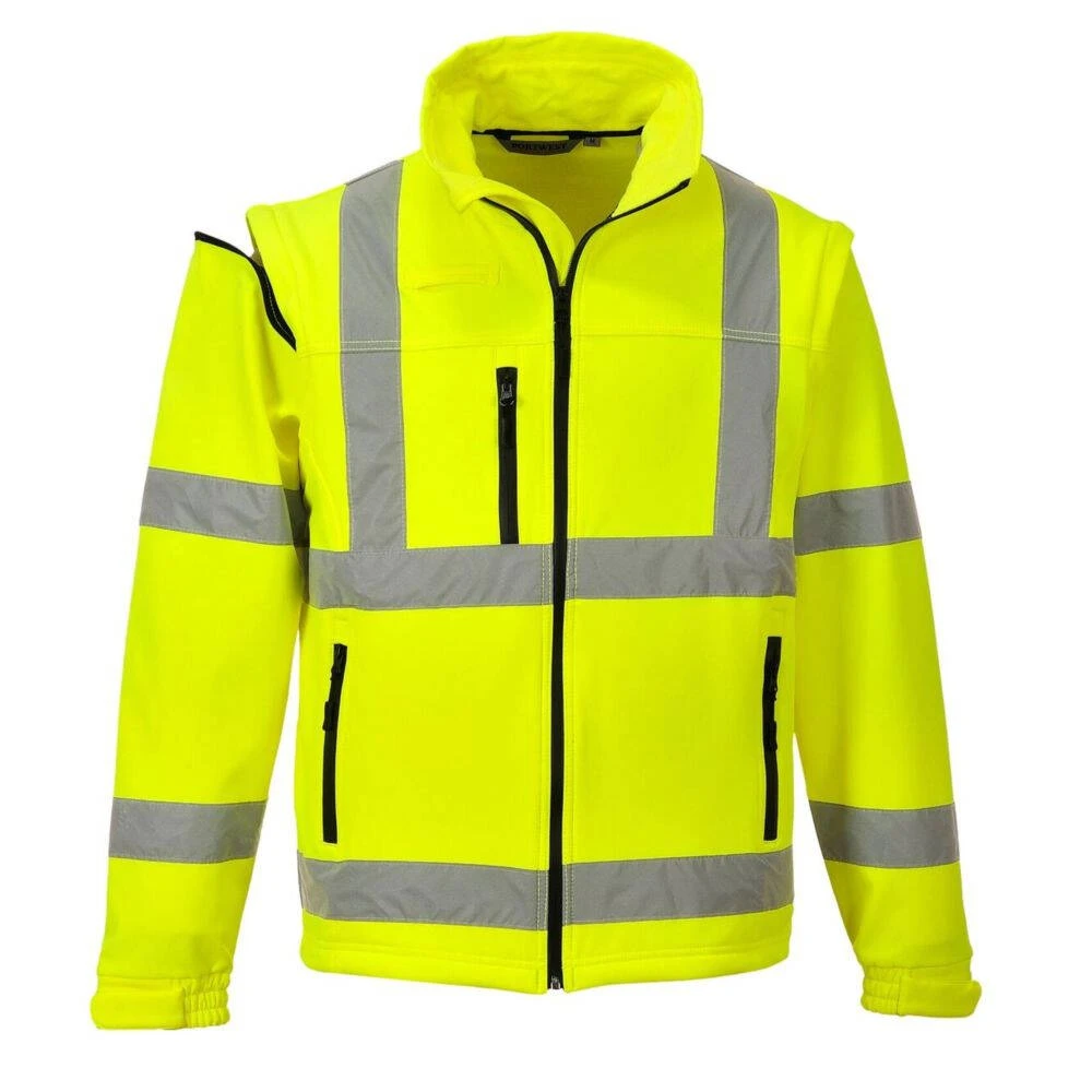 Blouson Softshell Manches Amovibles Portwest Haute Visibilité 3 Blouson Softshell Manches Amovibles Portwest Haute Visibilité
