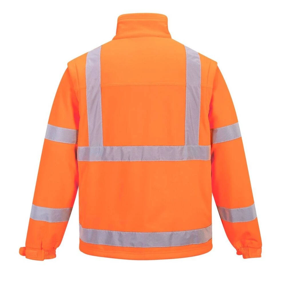Blouson Softshell Manches Amovibles Portwest Haute Visibilité 8 Blouson Softshell Manches Amovibles Portwest Haute Visibilité – Image 6