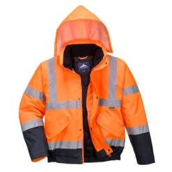 Blouson Haute Visibilité Imperméable Portwest Matelassé Classe 3 7 Blouson Haute Visibilité Imperméable Portwest Matelassé Classe 3 -Vêtements Travail Série blouson haute visibilite impermeable portwest orange marine