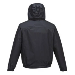 Blouson Imperméable Doublé Polaire Portwest Crux 19 Blouson Imperméable Doublé Polaire Portwest Crux -Vêtements Travail Série blouson impermeable double polaire portwest crux noir capuche relevee2