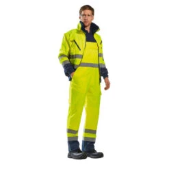 Blouson Pilote Portwest 3 En 1 Haute Visibilité -Vêtements Travail Série blouson pilote portwest 3 en 1 haute visibilite jaune marine porte 1