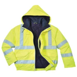 Blouson Ignifugé Pluie Haute Visibilité Antistatique Portwest Bizflame