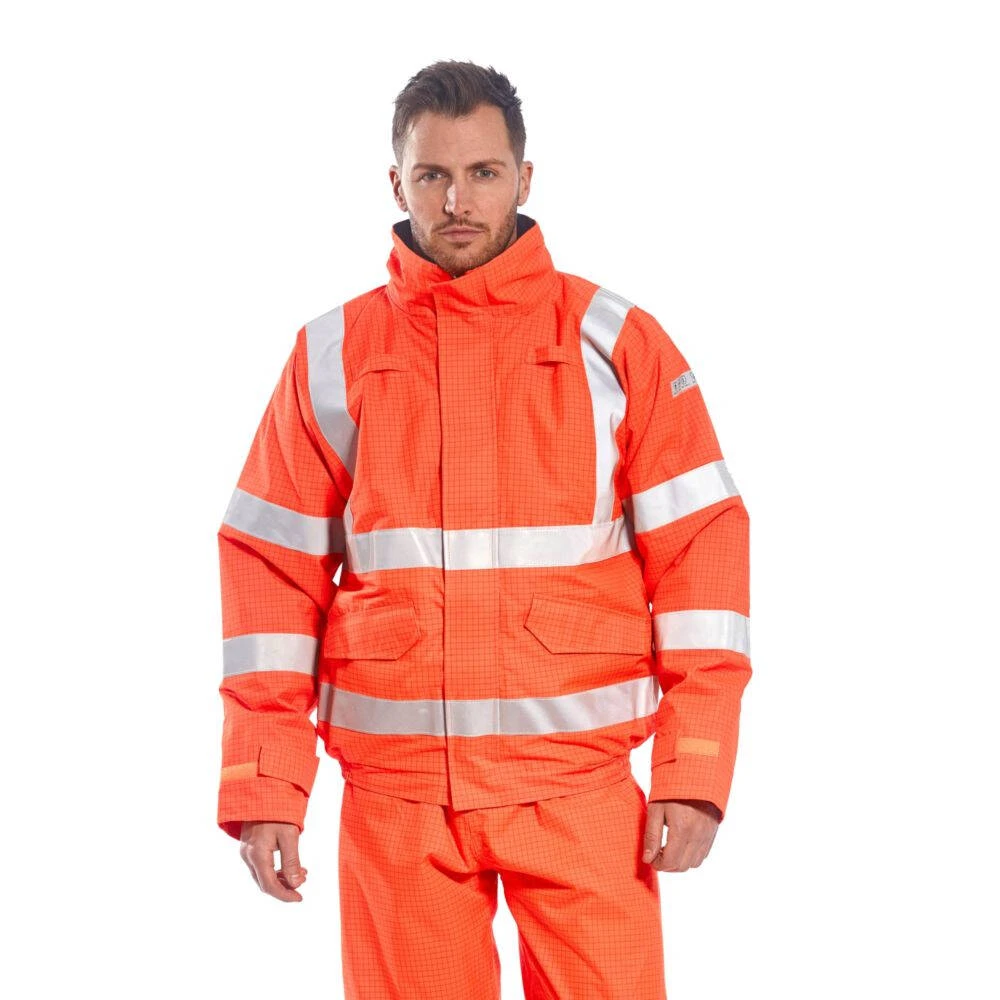 Blouson Ignifugé Pluie Haute Visibilité Antistatique Portwest Bizflame 7 Blouson Ignifugé Pluie Haute Visibilité Antistatique Portwest Bizflame – Image 5