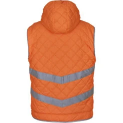 Bodywarmer à Capuche Haute Visibilité Yoko KENSINGTON 17 Bodywarmer à Capuche Haute Visibilité Yoko KENSINGTON -Vêtements Travail Série bodywarmer haute visibilite kensington toptex orange dos