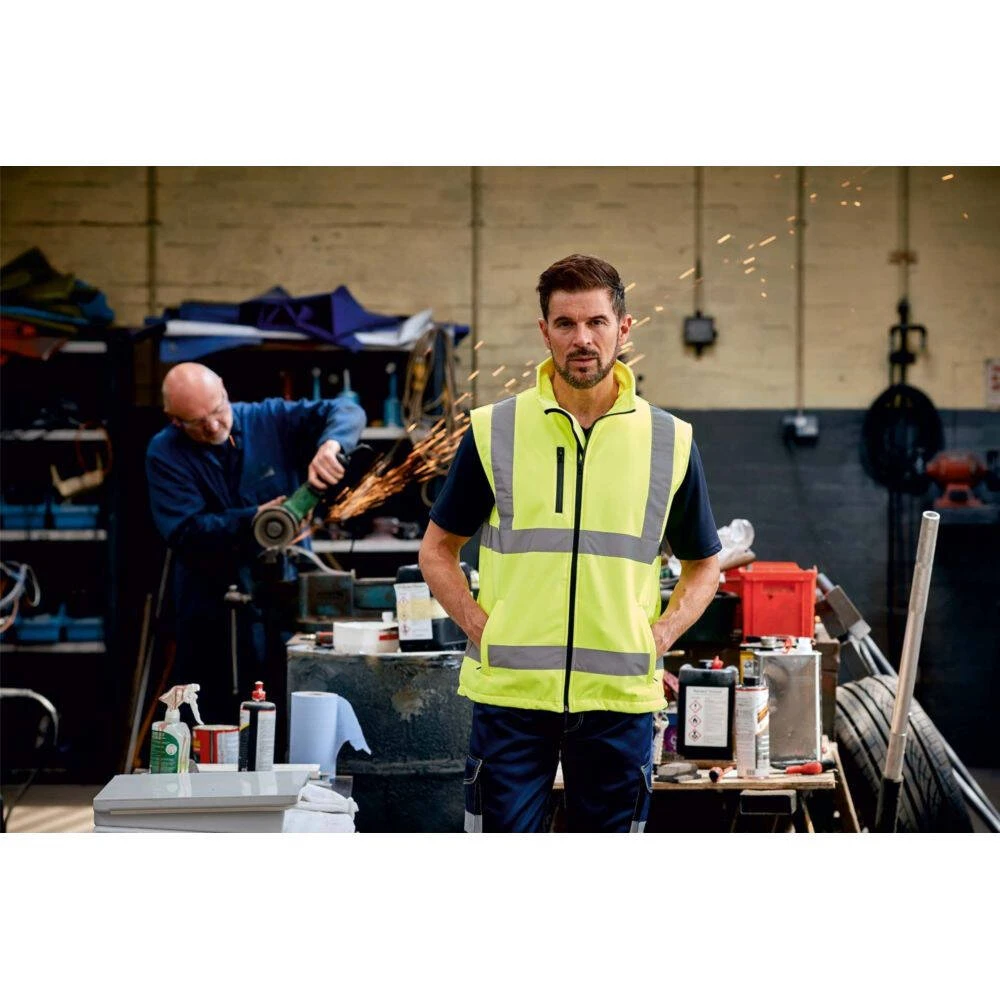 Bodywarmer Softshell Haute Visibilité Yoko 4 Bodywarmer Softshell Haute Visibilité Yoko – Image 2