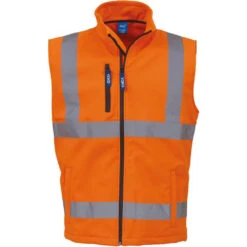 Bodywarmer Softshell Haute Visibilité Yoko 12 Bodywarmer Softshell Haute Visibilité Yoko -Vêtements Travail Série bodywarmer softshell haute visibilite yoko orange