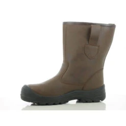 Bottes De Sécurité Fourrées Safety Jogger ALASKA S3 SRC CI -Vêtements Travail Série bottes de securite safety jogger alaska s3 src ci marron cote