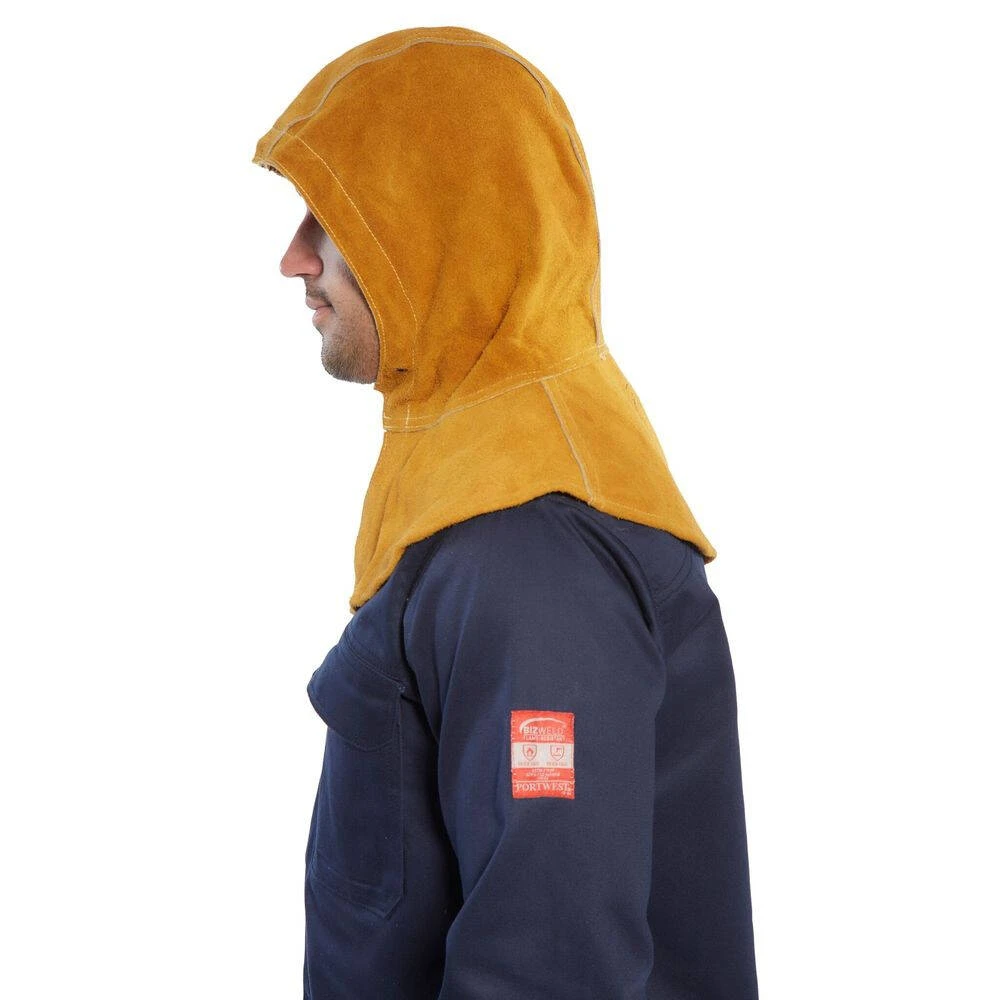 Cagoule En Cuir Portwest Soudeur 4 Cagoule En Cuir Portwest Soudeur – Image 2