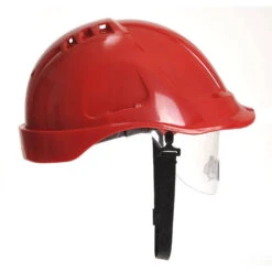 Casque De Chantier ENDURANCE VISION Portwest -Vêtements Travail Série casque de chantier endurance vision rouge cote