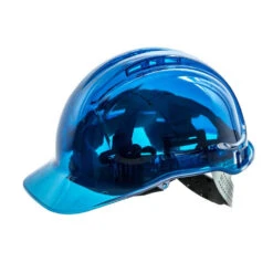 Casque De Chantier Translucide PEAKVIEW Portwest -Vêtements Travail Série casque de chantier translucide peakview portwest bleu