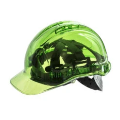 Casque De Chantier Translucide PEAKVIEW Portwest -Vêtements Travail Série casque de chantier translucide peakview portwest vert fonce