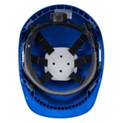Casque De Travail Avec Porte Badge Portwest Endurance -Vêtements Travail Série casque de travail avec porte badge portwest endurance bleu dos 1