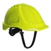 Casque De Chantier Portwest Endurance Plus Ventilé Sans Visière -Vêtements Travail Série casque endurance plus sans visiere portwest jaune