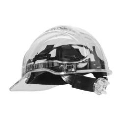 Portwest Casque De Chantier Translucide Porwtest Peak View Plus Non Ventilé à Crémaillère -Vêtements Travail Série casque peak view plus a cremaillere portwest incolore