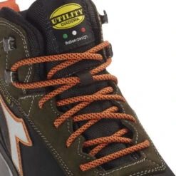 Chaussures De Sécurité Montantes DIADORA SPORT DIATEX S3 WR CI SRC -Vêtements Travail Série chaussures de securite montantes diadora sport diatex s3 wr ci src noir vert lacets