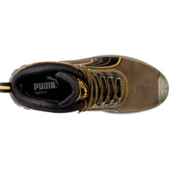 Chaussures De Sécurité Montantes Membranées Puma Sierra Nevada Mid S3 WR HRO SRC 13 Chaussures De Sécurité Montantes Membranées Puma Sierra Nevada Mid S3 WR HRO SRC -Vêtements Travail Série chaussures de securite montantes puma sierra nevada mid s3 wr hro src marron dessus