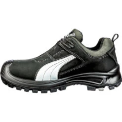 Chaussures De Sécurité Basses Puma Cascades Low S3 HRO SRC -Vêtements Travail Série chaussures de securite puma cascades low s3 hro src noir blanc cote 2