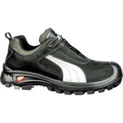 Chaussures De Sécurité Basses Puma Cascades Low S3 HRO SRC -Vêtements Travail Série chaussures de securite puma cascades low s3 hro src noir blanc cote