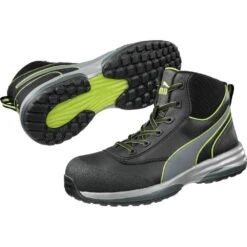 Chaussures De Sécurité S3 ESD HRO SRC PUMA RAPID GREEN MID