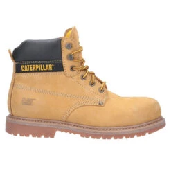 Chaussures Hautes De Sécurité S3 Caterpillar POWERPLANT -Vêtements Travail Série chaussures hautes de securite s3 caterpillar powerplant miel avant