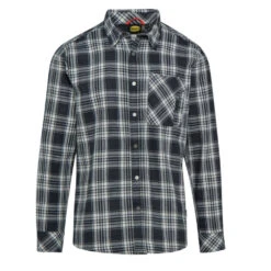 Chemise De Travail Diadora CHECK -Vêtements Travail Série chemise de travail diadora check noir blanc 2