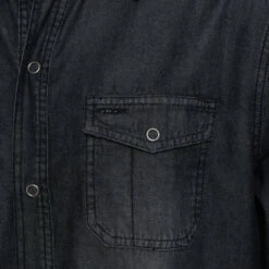 Chemise De Travail Diadora DENIM -Vêtements Travail Série chemise de travail diadora denim noir detail