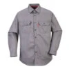 Chemise De Travail Ignifugée Portwest Bizflame 1 Chemise De Travail Ignifugée Portwest Bizflame -Vêtements Travail Série chemise de travail portwest bizflame gris