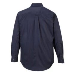 Chemise De Travail Ignifugée Portwest Bizflame -Vêtements Travail Série chemise de travail portwest bizflame marine dos