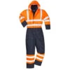 Combinaison Haute Visibilité Matelassée Imperméable Portwest Contrast