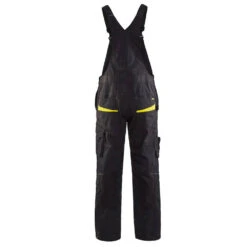 Cotte à Bretelles Ripstop Blaklader Bicolore 31 Cotte à Bretelles Ripstop Blaklader Bicolore -Vêtements Travail Série cotte a bretelles ripstop blaklader polycoton noir jaune fluo dos 1
