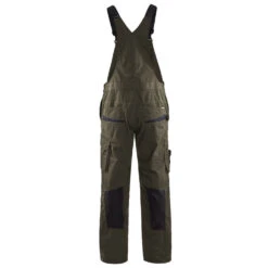 Cotte à Bretelles Ripstop Blaklader Bicolore 40 Cotte à Bretelles Ripstop Blaklader Bicolore -Vêtements Travail Série cotte a bretelles ripstop blaklader polycoton vert olive noir dos 1