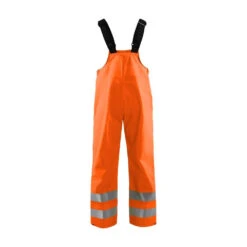 Cotte De Pluie à Bretelles Haute Visibilité Blaklader Respirante -Vêtements Travail Série cotte de pluie a bretelles haute visibilite blaklader orange dos