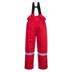 Cotte à Bretelles Ignifugé Matelassée Portwest Hiver Antistatique -Vêtements Travail Série cotte hiver fr antistatique portwest bizflame rouge dos 1