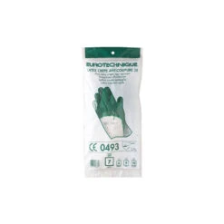 Gants Antidérapants Eurotechnique Latex Crêpé 3810 (lot De 12 Paires De Gants) 7 Gants Antidérapants Eurotechnique Latex Crêpé 3810 (lot De 12 Paires De Gants) -Vêtements Travail Série gants antiderapants eurotechnique en latex lot de 12 vert packaging