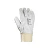 Gants De Protection Cuir De Chèvre Eurotechnique Avec Protège-artère 2250 (lot De 10 Paires De Gants) -Vêtements Travail Série gants de protection eurotechnique maitrise avec protege artere lot de 10 blanc exterieur