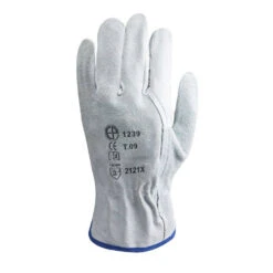 Gants De Travail En Cuir De Buffle Eurotechnique 1240 (lot De 10 Paires De Gants)