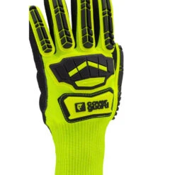 Gants De Travail Impact Coverguard EUROCUT IMPACT 100 (lot De 5) -Vêtements Travail Série gants de travail protection impact coverguard eurocut impact 100 jaune zoom