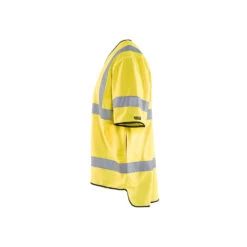 Gilet Haute Visibilité Blaklader Zippé Manches Courtes 18 Gilet Haute Visibilité Blaklader Zippé Manches Courtes -Vêtements Travail Série gilet haute visibilite blaklader jaune cote 2