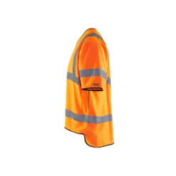 Gilet Haute Visibilité Blaklader Zippé Manches Courtes 23 Gilet Haute Visibilité Blaklader Zippé Manches Courtes -Vêtements Travail Série gilet haute visibilite blaklader orange cote 2