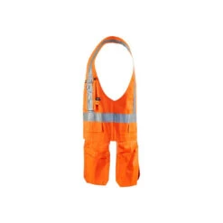 Gilet Haute Visibilité Blaklader Porte-outils -Vêtements Travail Série gilet haute visibilite porte outils blaklader orange cote 2