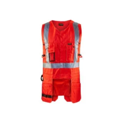 Gilet Haute Visibilité Blaklader Porte-outils -Vêtements Travail Série gilet haute visibilite porte outils blaklader rouge fluo