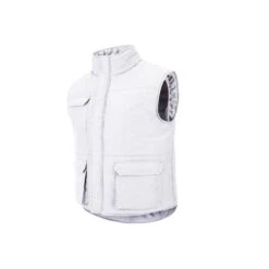 Gilet Matelassé Multipoches VELILLA -Vêtements Travail Série gilet matelasse multipoches velilla blanc