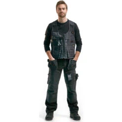 Gilet Porte-outils Blaklader X1500 -Vêtements Travail Série gilet porte outils x1500 homme blakalder noir porte1